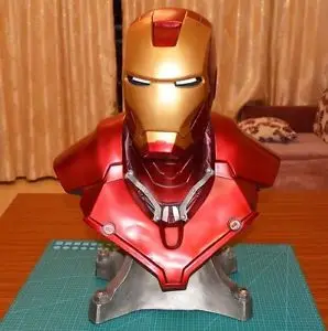 Avengers 1:1 Iron Man IRONMAN Half Bust Size Resin Statue Scale Iron Man MK3 GIFT LED 59cm High
Avengers 1:1 Iron Man IRONMAN Half Bust Size Resin Statue Scale Iron Man MK3 GIFT LED 59cm High