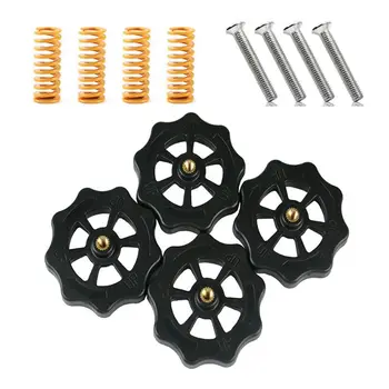 Heat Resistant M4x40 Screw and Nut Leveling Spring Kit For CR-10 Ender-3 Um2 Prusa I3 Mk2/Mk3 Hotbed 3D Printer Parts Accessorie
Heat Resistant M4x40 Screw and Nut Leveling Spring Kit For CR-10 Ender-3 Um2 Prusa I3 Mk2/Mk3 Hotbed 3D Printer Parts Accessorie