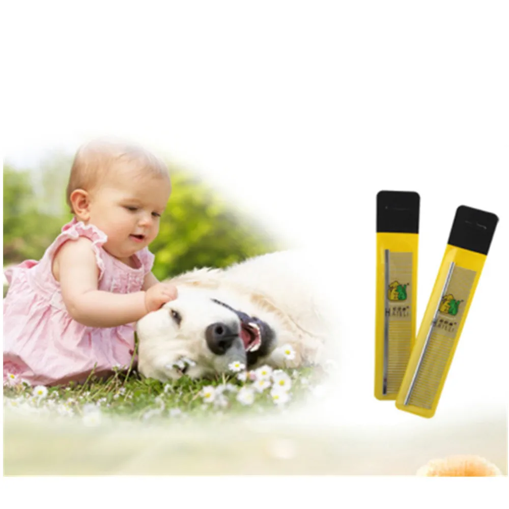 Hateli Pet Comb Stainless Steel Beauty Row Comb Combined Practical Comb Dog Straight Comb
Hateli Pet Comb Stainless Steel Beauty Row Comb Combined Practical Comb Dog Straight Comb
