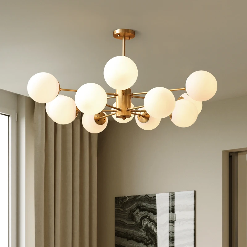 Qiseyuncai 2019 American molecular chandelier copper living room lamp home restaurant chandelier simple bedroom lamp
Qiseyuncai 2019 American molecular chandelier copper living room lamp home restaurant chandelier simple bedroom lamp
