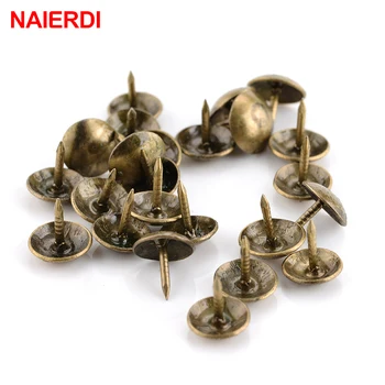 100PCS NAIERDI 8.5x16mm Bronze Tacks Antique Decorative Jewelry Gift Box Push Pin 10x10mm Door Nail For Fasteners Hardware
100PCS NAIERDI 8.5x16mm Bronze Tacks Antique Decorative Jewelry Gift Box Push Pin 10x10mm Door Nail For Fasteners Hardware