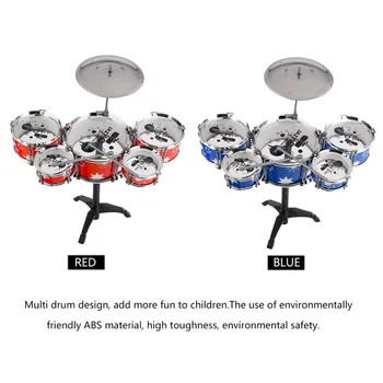 Plug Size Lightweight Mini Children Kids Practicing Drum Instrument Portable ABS Stainless Steel Drum Set With Chair 2019 NEW
Plug Size Lightweight Mini Children Kids Practicing Drum Instrument Portable ABS Stainless Steel Drum Set With Chair 2019 NEW