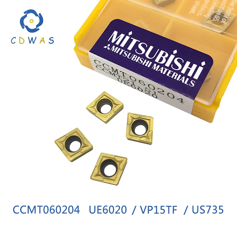 10PCS CCMT060204 VP15TF / UE6020 / US735 Carbide Turning Tool CCMT 060204 CNC Internal Turning Tools Cutter Lathe Blade
10PCS CCMT060204 VP15TF / UE6020 / US735 Carbide Turning Tool CCMT 060204 CNC Internal Turning Tools Cutter Lathe Blade