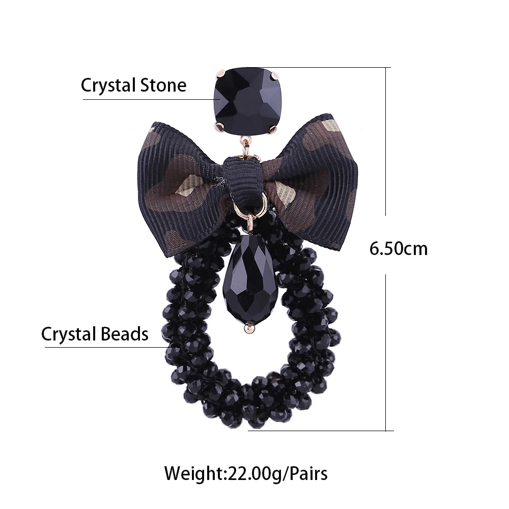 Earrings Black Size