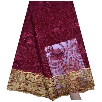 High Class Embroidery Tulle Lace Fabric With Stones Fashion African Lace Fabric A1250
High Class Embroidery Tulle Lace Fabric With Stones Fashion African Lace Fabric A1250