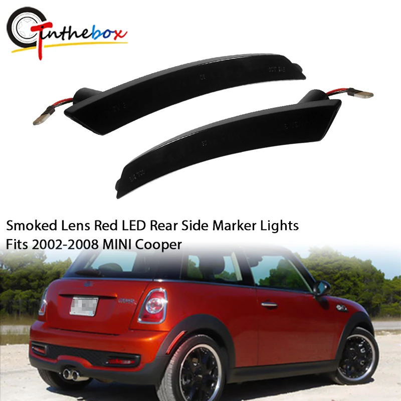 Gtinthebox Euro Smoked Lens Red LED Rear Side Marker Lights For 1st Gen 2002-2008 MINI Cooper R50 R53 R52 Convertible
Gtinthebox Euro Smoked Lens Red LED Rear Side Marker Lights For 1st Gen 2002-2008 MINI Cooper R50 R53 R52 Convertible