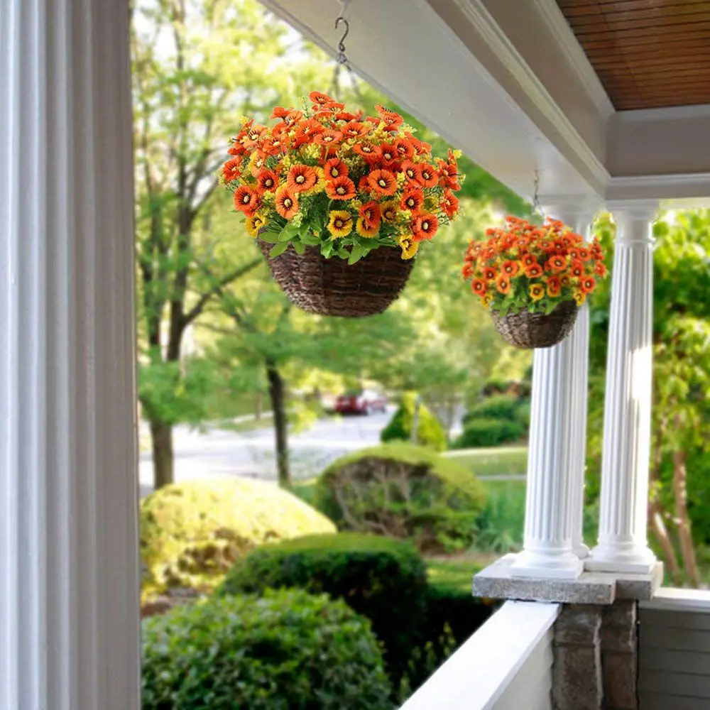 Artificial Daisy Flowers Bushes 4pcs Floral Bundles Faux artificial flowersArrangement Fake Shrub Indoor Outside House Kitchen
Artificial Daisy Flowers Bushes 4pcs Floral Bundles Faux artificial flowersArrangement Fake Shrub Indoor Outside House Kitchen