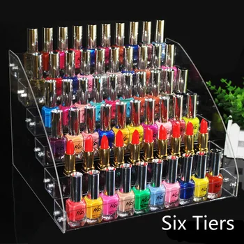 6 Tiers Clear Makeup Cosmetic Acrylic Organizer Lipstick Jewelry Display Stand Holder Nail Polish Rack 31x26.5x21.4cm
6 Tiers Clear Makeup Cosmetic Acrylic Organizer Lipstick Jewelry Display Stand Holder Nail Polish Rack 31x26.5x21.4cm