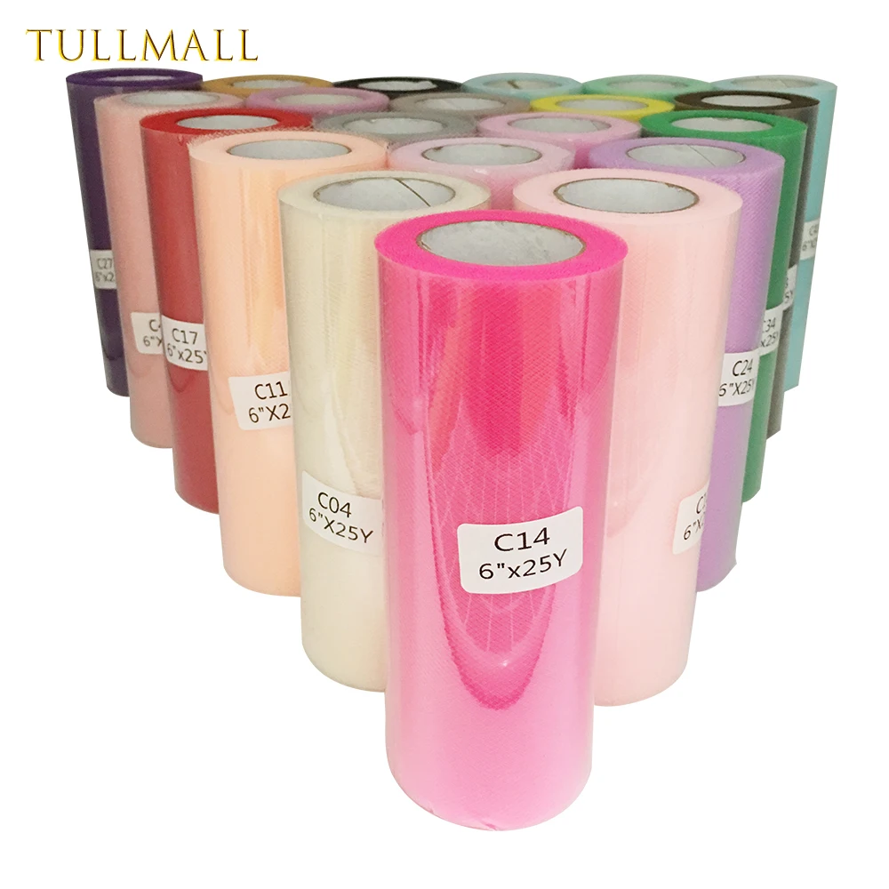 TULLMALL 25 Yards 15cm Tulle Roll Spool Tutu Wedding Decoration Tulle Rolls Organza Gauze Element Table Runner Decor
TULLMALL 25 Yards 15cm Tulle Roll Spool Tutu Wedding Decoration Tulle Rolls Organza Gauze Element Table Runner Decor