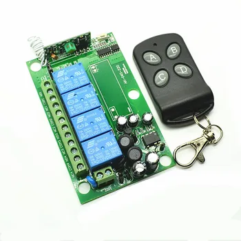 AC 85v~250V 4CH RF Wireless Remote Control Relay Switch Security System Garage Doors, Electric Doors & 1 x Receiver 1x Transmit
AC 85v~250V 4CH RF Wireless Remote Control Relay Switch Security System Garage Doors, Electric Doors & 1 x Receiver 1x Transmit
