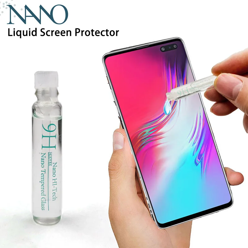 Nano Liquid Tempered Glass For All Universal For Samsung S10 E plus Screen Protector Hi-tech Full Cover Anti-Scratch HD Film
Nano Liquid Tempered Glass For All Universal For Samsung S10 E plus Screen Protector Hi-tech Full Cover Anti-Scratch HD Film
