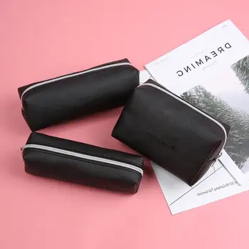 Black Pencil Case For Office Gift School PU Leather Pencil Case Big Capacity Pencil Bag Pencilcase School Supplies Stationery
Black Pencil Case For Office Gift School PU Leather Pencil Case Big Capacity Pencil Bag Pencilcase School Supplies Stationery