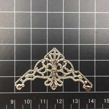 10Pcs Bag Ornament Decoration Filigree Wraps Silver Tone Triangle Filigree Wraps Hollow Alloy Jewelry DIY Findings 4.8x2.6cm
10Pcs Bag Ornament Decoration Filigree Wraps Silver Tone Triangle Filigree Wraps Hollow Alloy Jewelry DIY Findings 4.8x2.6cm