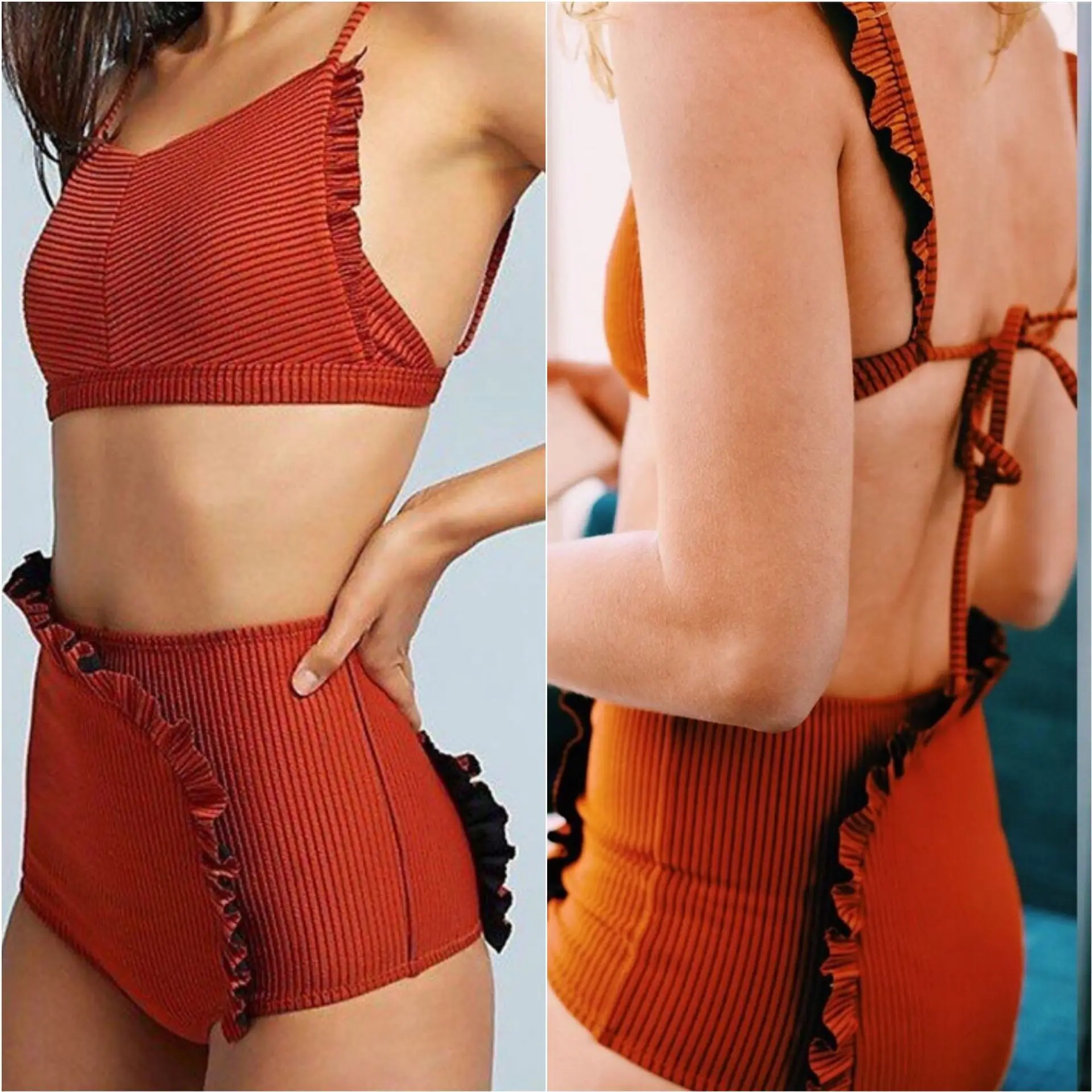 Sexy Irregular Ruffles High Waist Bikini Set 2018 New Arrival Women Summer Backless Watermelon Swimsuit Beachwear For Female
Sexy Irregular Ruffles High Waist Bikini Set 2018 New Arrival Women Summer Backless Watermelon Swimsuit Beachwear For Female