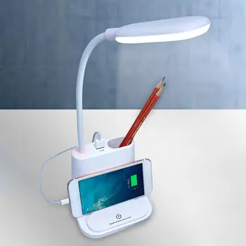USB Led Table Lamp Touch Dimming Desk Lamp Flexible Night Light Children Reading Light Eye Protection With Phone Charge Holder
USB Led Table Lamp Touch Dimming Desk Lamp Flexible Night Light Children Reading Light Eye Protection With Phone Charge Holder