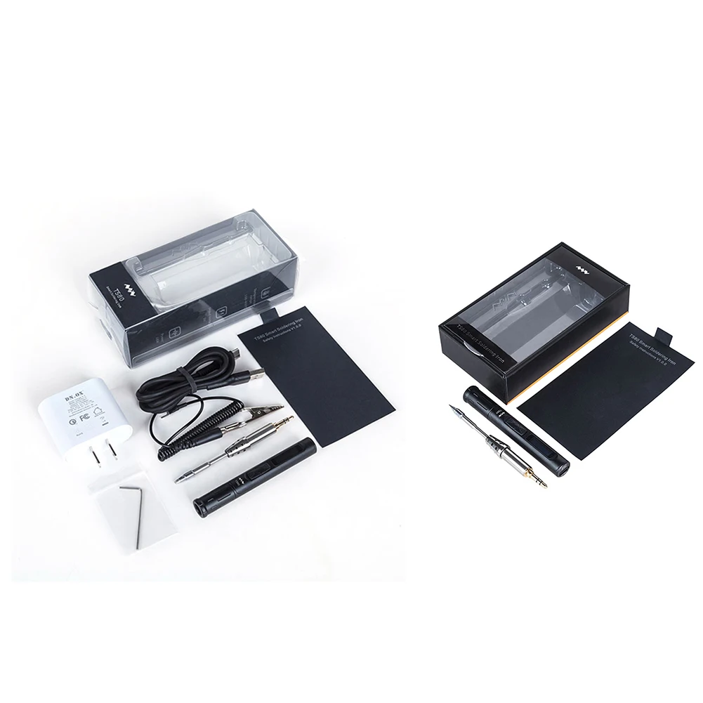 USB Type Mini TS80 Portable Electric Soldering Iron Adjustable Temperature Digital Solder Station OLED Display
USB Type Mini TS80 Portable Electric Soldering Iron Adjustable Temperature Digital Solder Station OLED Display