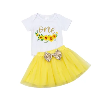 0-24M Newborn Baby Girl Toddler Sunflower Cotton Romper + Lace Bow Tutu Skirt Baby Clothing
0-24M Newborn Baby Girl Toddler Sunflower Cotton Romper + Lace Bow Tutu Skirt Baby Clothing