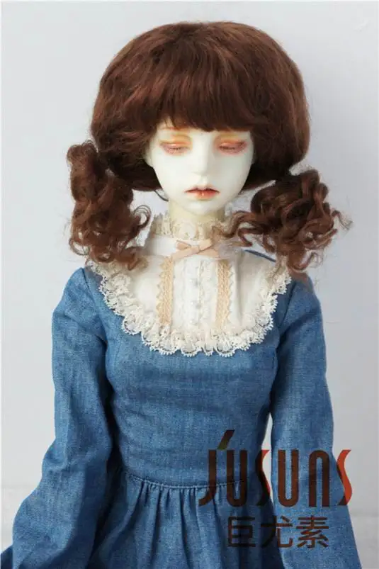 JD294 1/3 21-23 CM SD Mohair BJD wigs Baby Twintail mohair doll wig 8-9 inch doll accessories
JD294 1/3 21-23 CM SD Mohair BJD wigs Baby Twintail mohair doll wig 8-9 inch doll accessories