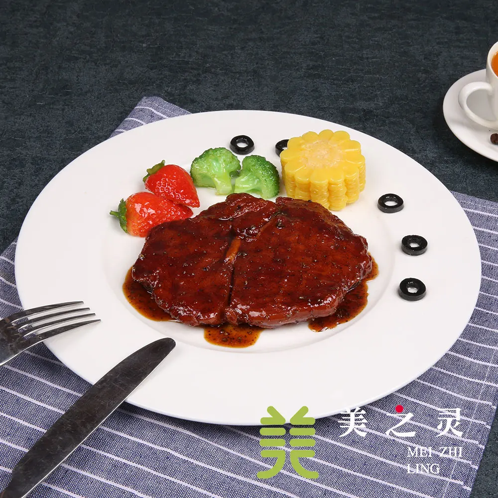 Simulation Steak Model Handicraft Artificial Props Western Restaurant Places Dishes Simulation Black Pepper Steak Ornament Props
Simulation Steak Model Handicraft Artificial Props Western Restaurant Places Dishes Simulation Black Pepper Steak Ornament Props