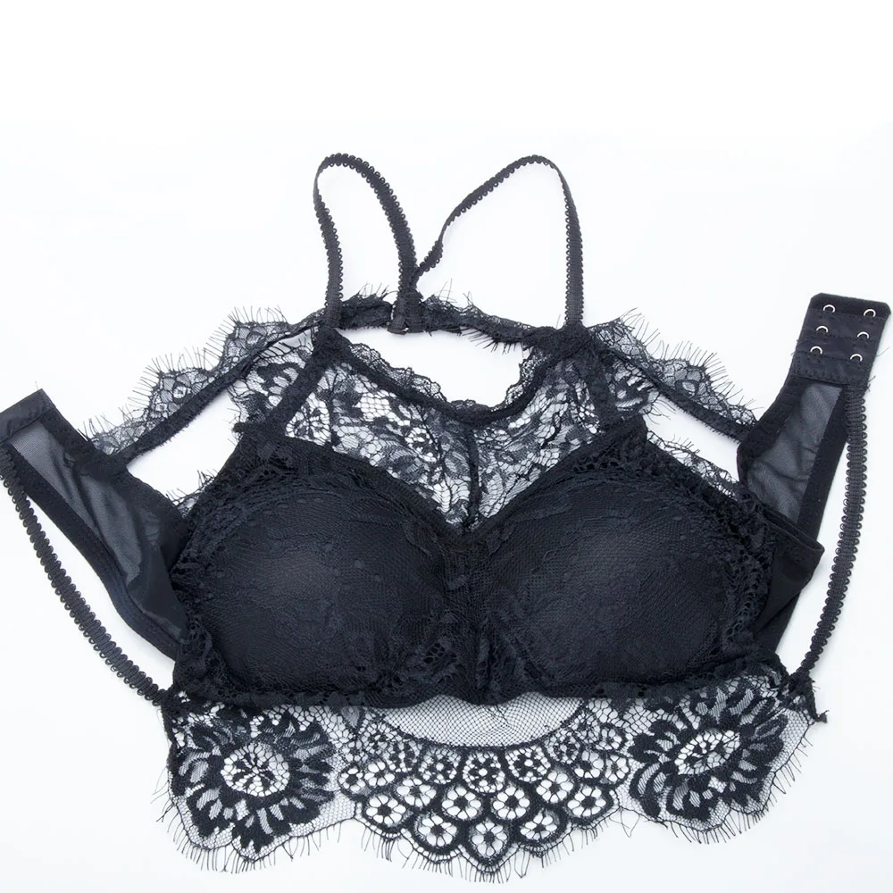 1 Pcs Black/ White Fashion Sexy Women Lace Crochet Bralette Bra Bustier Perspective Padded Tank Tops Comfortable Bra
1 Pcs Black/ White Fashion Sexy Women Lace Crochet Bralette Bra Bustier Perspective Padded Tank Tops Comfortable Bra