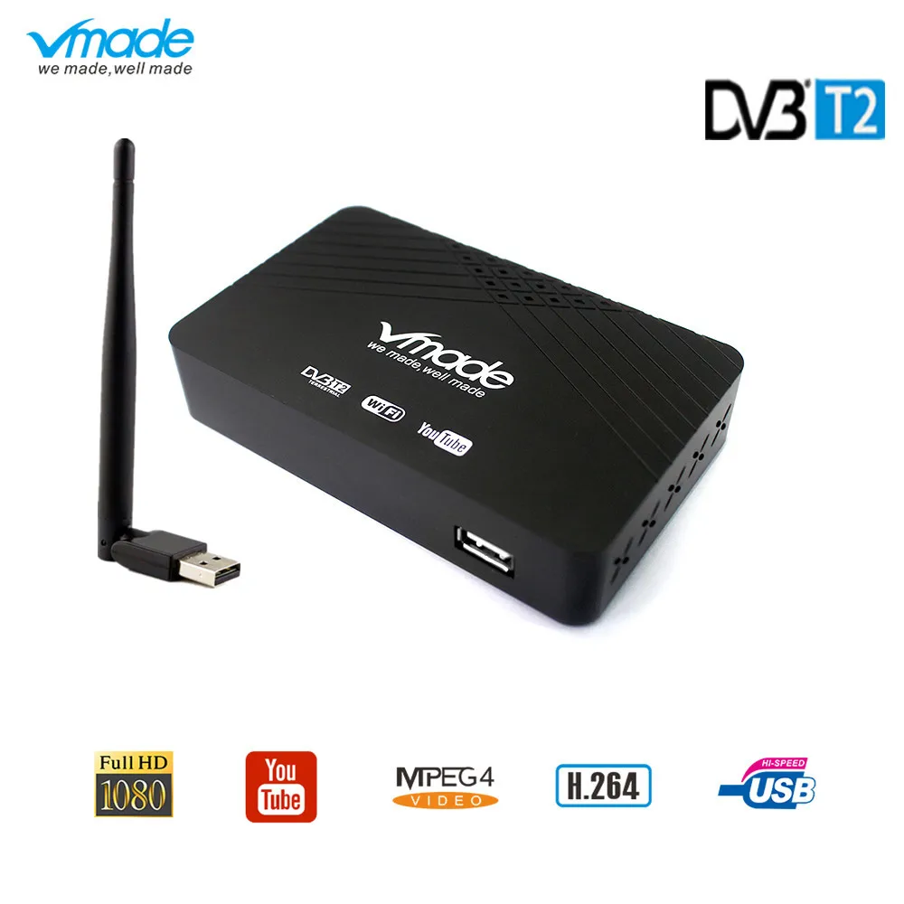 DVB-T DVB T2 H.264 MPEG-4 TV Tuner Converter WiFi Youtube DVB-T2 Digital tv box Terrestrial Receiver HD Set-top Box media Player
DVB-T DVB T2 H.264 MPEG-4 TV Tuner Converter WiFi Youtube DVB-T2 Digital tv box Terrestrial Receiver HD Set-top Box media Player