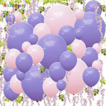 Nicro 82 pcs/set Purple Pink Balloons Artificial Wisteria Kit Birthday Wedding Party Home Decoration New DIY Decor #Set126
Nicro 82 pcs/set Purple Pink Balloons Artificial Wisteria Kit Birthday Wedding Party Home Decoration New DIY Decor #Set126
