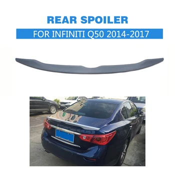 Rear Spoiler Wing Trunk Boot Lip Trim Sticker for Infiniti Q50 2014 - 2017 ABS UNpainted Gray Primer Car Tuning Parts
Rear Spoiler Wing Trunk Boot Lip Trim Sticker for Infiniti Q50 2014 - 2017 ABS UNpainted Gray Primer Car Tuning Parts