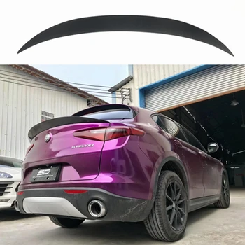 For Alfa Romeo Stelvio Spoiler Carbon Fiber Rear Trunk Spoiler Black Finish Quadrifoglio Verde SD Style 2017 - 2018
For Alfa Romeo Stelvio Spoiler Carbon Fiber Rear Trunk Spoiler Black Finish Quadrifoglio Verde SD Style 2017 - 2018