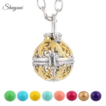 10PCS!! Fashion Gold Color Hollow Cage Locket Pendant for Women Pregnany Mexico Harmony Balls Necklace Jewelry
10PCS!! Fashion Gold Color Hollow Cage Locket Pendant for Women Pregnany Mexico Harmony Balls Necklace Jewelry