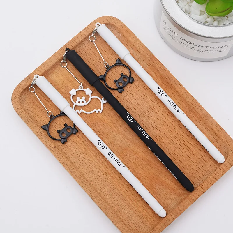 40 Pcs Gel Pen Creative Cartoon Cute Pig Metal Pendant Neutral Pen Black Student Stationery Wholesale Custom Factory stationery
40 Pcs Gel Pen Creative Cartoon Cute Pig Metal Pendant Neutral Pen Black Student Stationery Wholesale Custom Factory stationery
