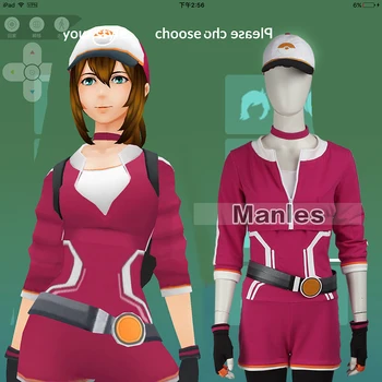 Pokemon GO Pokemon Pocket Monster Trainer Female Red Cosplay Costume with Hat Adult Women Halloween Cosplay Costume Game Cos
Pokemon GO Pokemon Pocket Monster Trainer Female Red Cosplay Costume with Hat Adult Women Halloween Cosplay Costume Game Cos