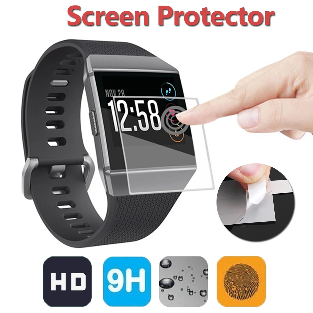 NEW Smart Bracelet HD Explosion-Proof Ultra-Thin Screen Protectors For Fitbit Ionic Smartwatch Tempered Glass Protective Film
NEW Smart Bracelet HD Explosion-Proof Ultra-Thin Screen Protectors For Fitbit Ionic Smartwatch Tempered Glass Protective Film