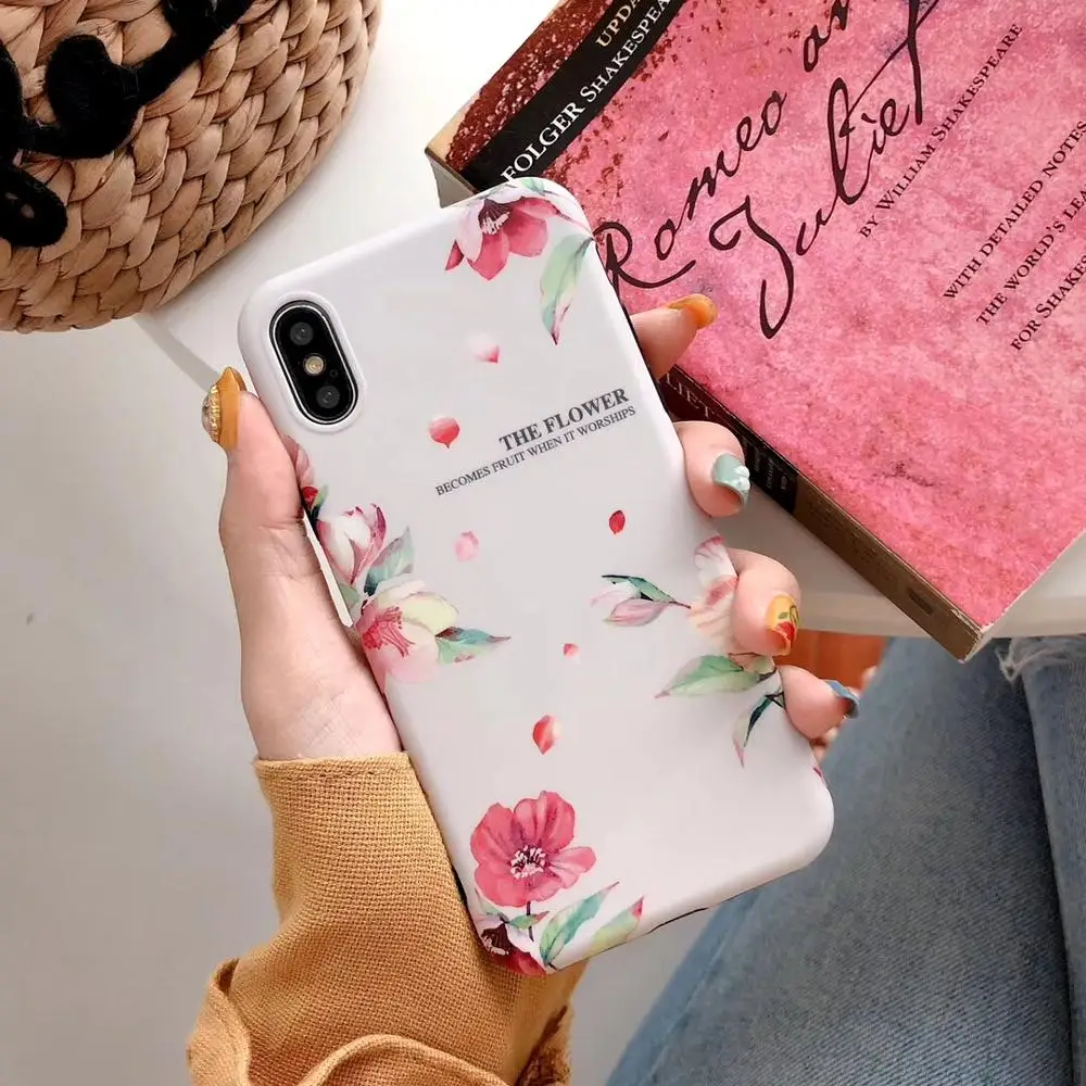 Fashion flower oil painting phone case For iphone XS MAX XR 6 6s 7 8plus matte soft shell Tpu case capa back cover For iphone X
Fashion flower oil painting phone case For iphone XS MAX XR 6 6s 7 8plus matte soft shell Tpu case capa back cover For iphone X