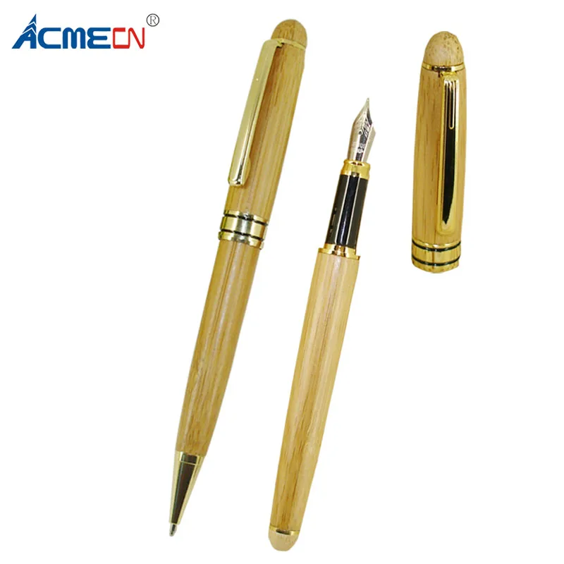 ACMECN 2pcs / Lot Office & School Ball Pen and Fountain Pen Sets Writing Stationery Natural Environmental Bamboo Ball Pen Sets
ACMECN 2pcs / Lot Office & School Ball Pen and Fountain Pen Sets Writing Stationery Natural Environmental Bamboo Ball Pen Sets