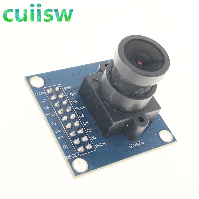 

OV7670 camera module OV7670 moduleSupports VGA CIF auto exposure control display active size 640X480 For Arduino