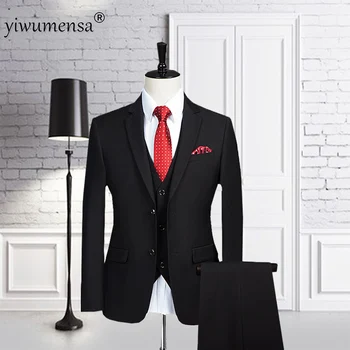 yiwumensa Formal Business Men Suits Bespoke Classic Black Wedding Suits For Men Tailor Made Groom Two pieces (Jacket+vest+Pants)
yiwumensa Formal Business Men Suits Bespoke Classic Black Wedding Suits For Men Tailor Made Groom Two pieces (Jacket+vest+Pants)
