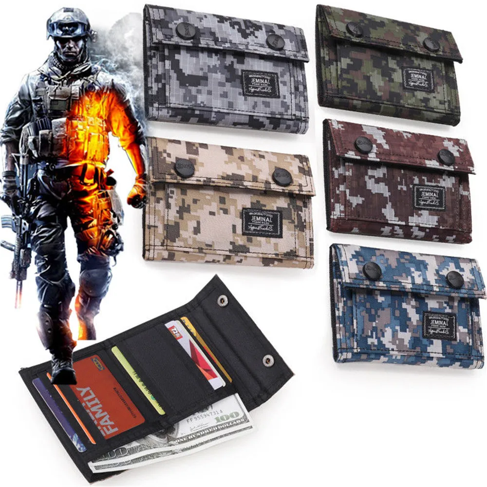 Camouflage Mens Wallet Canvas Clutch Wallets Bifold Women Wallets Purses Credit Card Holder ID Card Pocket Money Cash Organizer
Camouflage Mens Wallet Canvas Clutch Wallets Bifold Women Wallets Purses Credit Card Holder ID Card Pocket Money Cash Organizer