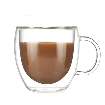 New Double Walled Coffee Glasses Heat-resisting Cup Hand Household Office Travel Heat Protection Mugs
New Double Walled Coffee Glasses Heat-resisting Cup Hand Household Office Travel Heat Protection Mugs