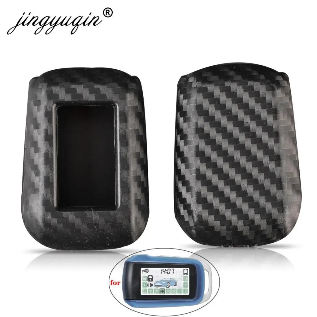 jingyuqin Carbon Silicone Key Case For Russian Starline A92/A94/V62/A62/A64 Tamarack 2 Way Car Alarm LCD Remote Control Keychain
jingyuqin Carbon Silicone Key Case For Russian Starline A92/A94/V62/A62/A64 Tamarack 2 Way Car Alarm LCD Remote Control Keychain