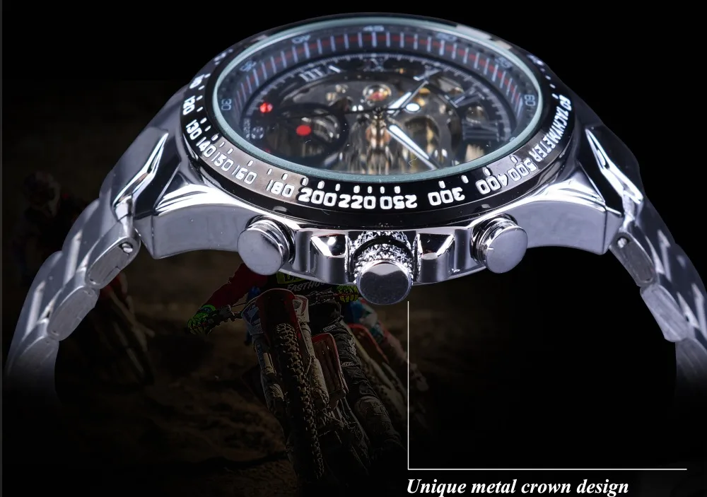 Forsining Mechanical Skeleton Sport Watch