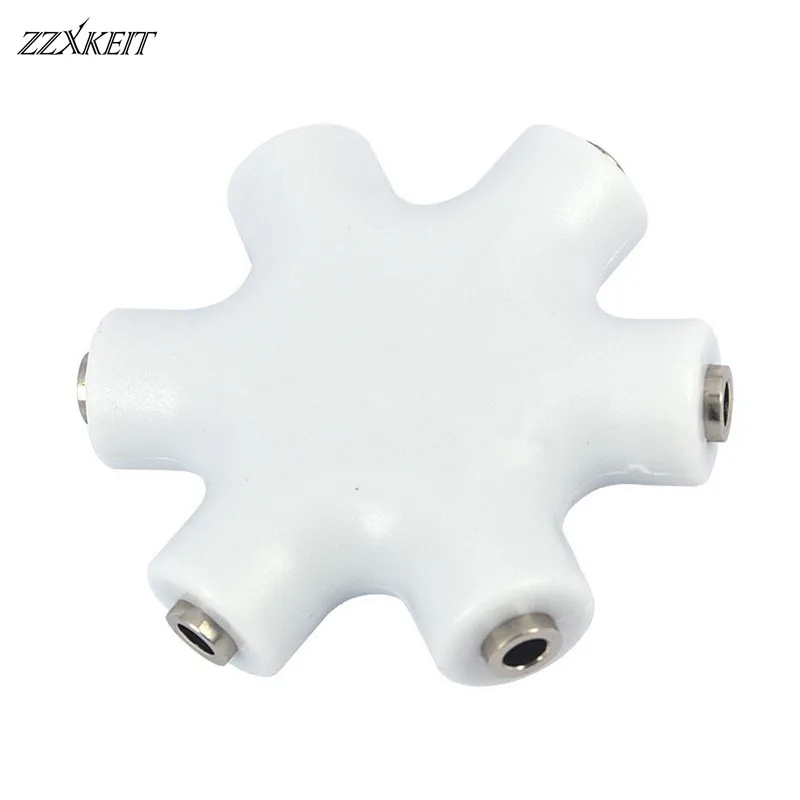 1PC 6 Ports Splitter Cable 3.5mm 1 to 5 Way Stereo Audio Hub Adapter For Player MP3 MP4
1PC 6 Ports Splitter Cable 3.5mm 1 to 5 Way Stereo Audio Hub Adapter For Player MP3 MP4
