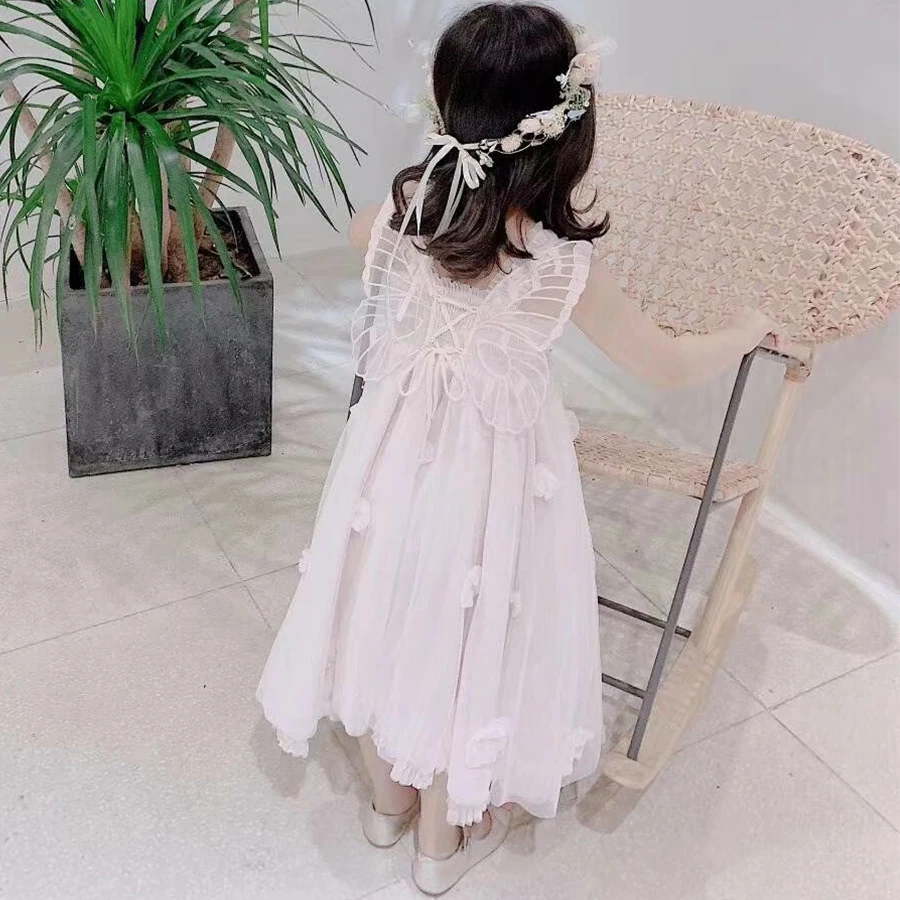 2019 New Children Kids Lace Dress Back Butterfly Mesh Flower Dress, Princess Girl Boutique Sleeveless Party Clothing 18M-12Y
2019 New Children Kids Lace Dress Back Butterfly Mesh Flower Dress, Princess Girl Boutique Sleeveless Party Clothing 18M-12Y