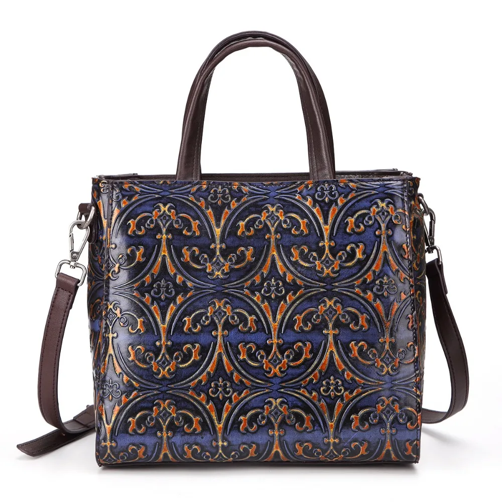 Women Tote Messenger Cross Body Bags Handbag Ladies Purse Vintage Designer Genuine Embossed Leather Shoulder Top Handle Bag
Women Tote Messenger Cross Body Bags Handbag Ladies Purse Vintage Designer Genuine Embossed Leather Shoulder Top Handle Bag