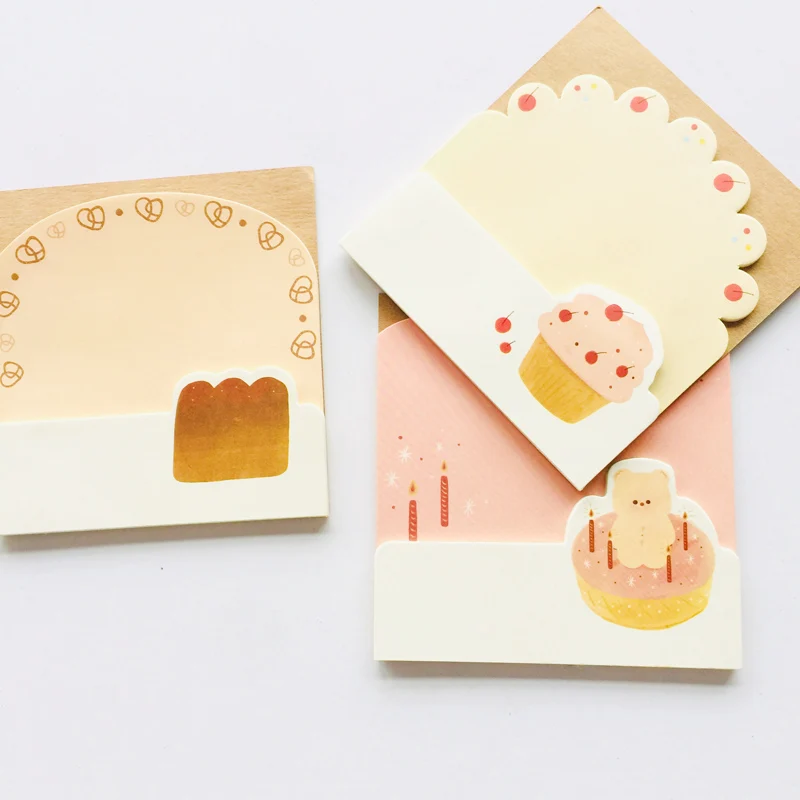 30 Sheets Creative Cherry Bear Cake Bread Memo Pads Marker Message Sticky Notes School Stationery
30 Sheets Creative Cherry Bear Cake Bread Memo Pads Marker Message Sticky Notes School Stationery
