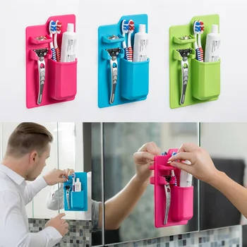 Space Saving Bathroom Organizer Rack Shaver Baskets Toothbrush Toothpaste Holder Wall Mounted Home Decor Suction Storage
Space Saving Bathroom Organizer Rack Shaver Baskets Toothbrush Toothpaste Holder Wall Mounted Home Decor Suction Storage