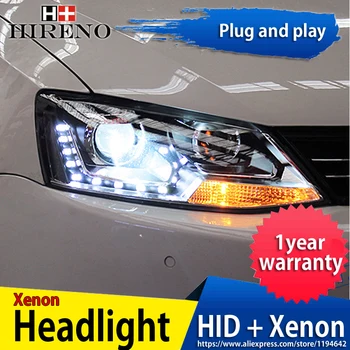Hireno Headlamp for 2012-2015 Volkswagen Jetta MK6 Headlight Headlight Assembly LED DRL Angel Lens Double Beam HID Xenon 2pcs
Hireno Headlamp for 2012-2015 Volkswagen Jetta MK6 Headlight Headlight Assembly LED DRL Angel Lens Double Beam HID Xenon 2pcs