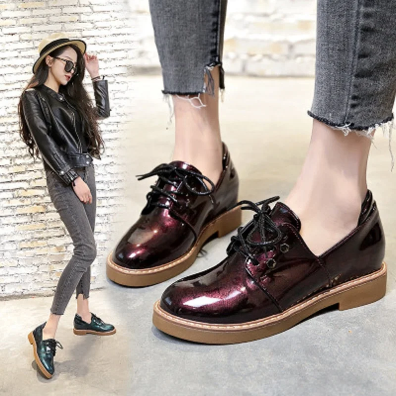 2018 spring new European and American casual wild cross strap shoes Korean fashion trend round shoes female
2018 spring new European and American casual wild cross strap shoes Korean fashion trend round shoes female