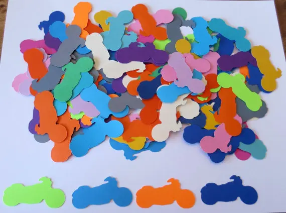 Multicolored Speedy Motorcycle Confetti wedding birthday bridal baby shower party Table decor scrapbooking favors
Multicolored Speedy Motorcycle Confetti wedding birthday bridal baby shower party Table decor scrapbooking favors