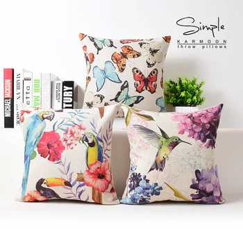 Vintage bird ,Flowers,Butterfly cushion Linen Cotton Pillow Decorative sofa pillow car cushion 18" Throw Pillow
Vintage bird ,Flowers,Butterfly cushion Linen Cotton Pillow Decorative sofa pillow car cushion 18" Throw Pillow
