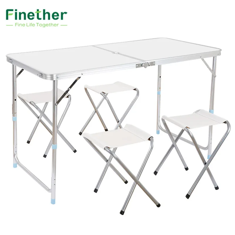 Finether Portable Adjustable Outdoor Table Ultralight Height-Aluminum Folding Table Stool Set for Dining Picnic Camping BBQ
Finether Portable Adjustable Outdoor Table Ultralight Height-Aluminum Folding Table Stool Set for Dining Picnic Camping BBQ